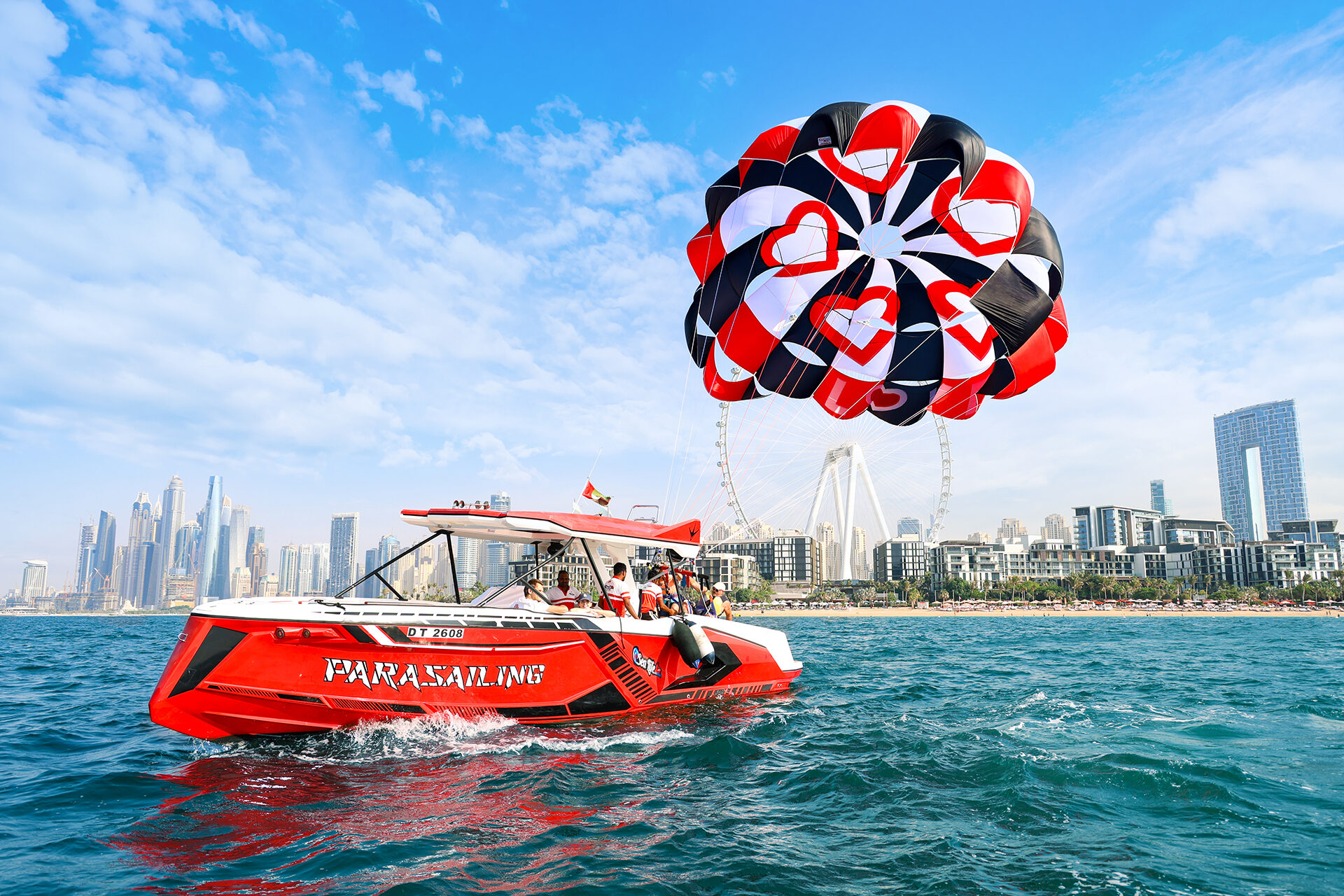 Parasailing Dubai | Adventure Sea Activities Dubai | Fly Over
